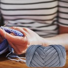Bulky Chunky Wool Yarn Super Soft Arm Knitting Roving Crochet Blanket Craft Grey