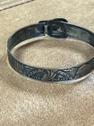 Chicago Worlds Fair 1933 Sterling Bracelet Etched City Landscape
