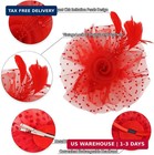Fascinators Hats For Women Tea Party Flower Pearl Feather Wedding Fascinator Hat
