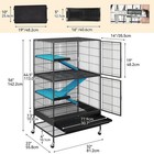 Suavir Small Animal Cages Rats ferret cats guinea Pig large Hamster Indoor Cage