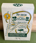 The Deck Restaurant  Brunswick Georgia Vintage Matchbook  Unstruck  Full  Nice 