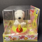 Solar Powered Dancing Bobble Head Toy  - From Japan Snoopy   Woodstock- Large