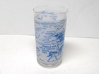 Vtg 1950s Federal Glass Tennessee State Souvenir Frosted Drinking Glass Tumbler