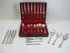 Wm Rogers   Son Aa Silver Plate Flatware Mayfair 65 Pieces Plus Storage Chest