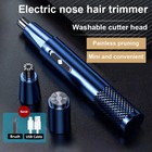 Men Electric Ear Beard Nose Hair Trimmer Eyebrow Mustache Remover Shaver Clipper