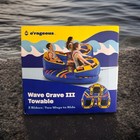          Brand New     O   rageous Wave Crave Iii 3-person Towable Tube         