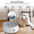 Upsky 3l 101oz No Spill 2 In1 Pet Food Water Bowl W slow Feeder Mat For Dog cat