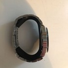 New Akribos Xxiv Men   s Watch Sunray Dial Stylish Silver Black Stainless Steel