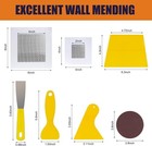 Drywall Repair Kit Wall Hole Patch Spackle Putty 8 5oz W Scraper Quick Fix