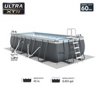 24  X 12  X 52  Rectangular Ultra Xtr Frame Swimming Pool W  Pump  New