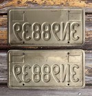 1994 California Golden State Sunset License Plate Matched Pair   Set 3n98839