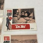 Rare 1970 Dr No Viva James Bond 11x14 Orig Lobby Cards Bond Festival Set Of 8