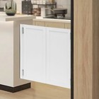 White Wood Swinging Door Wall-mounted Double Half Cafe Doors Saloon Bar W  Hinge