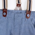 2pcs Toddler Baby Boys Gentleman Shirt Tops Straps Pants Clothes Outfits Sets