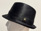 Vintage 1950s Long-hair Beaver Fur Fedora By Geo  I  Eakle  Hat 7 1 8 Jt