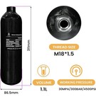 Tuxing 4500psi Carbon Fiber Air Tank 1 1l 67cu In 1100cc
