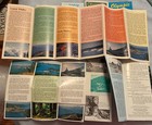 1960s   70s  Maps   Travel Brochures For Puget Sound Olympic Nat   l Park Lot Of 9