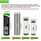 2-10 Pack Rechargeable Tipped Battery 3000mah With Usb Charger