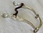 Gorgeous Vintage Sterling Silver Overlay Nevada Cheek Show Bit med Sweet Iron