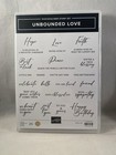 Unbounded Love Stamp Set   Dies Stampin Up Birthday Sympathy Faith 2508
