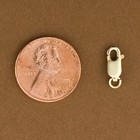 1pc  14kt Gold Lobster Claw Clasp  Trigger Clasps  Genuine 12mm Long  14kt Gold