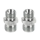 4pcs For Mini Excavator Hydraulic Attachment Fittings 115757 M14 - M16 Adapter