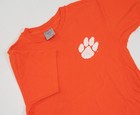 True Vintage Clemson Single Stitch University Shirt Size L 90s Ncaa Usa Preppy