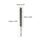 Stainless Steel Bore Brush 12mm Dia Cleaning Wire Brush W 1 4 Inch Hex Shank