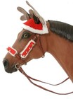 Holiday Horse Wear - Antler Santa Cap For Your Horse