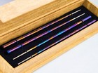 Laemodipodiform Titanium Chopsticks Timascus Chopsticks Solid Chopsticks Mokuti