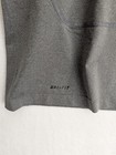 Nike Pro Combat Compression Shirt Mens Large Gray Dri-fit Athletic Training Top