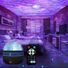 Led Starry Night Sky Projector Lamp Kids Gift Moon Star Light Rotating Cosmos