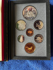 1989 Canada Royal Canadian Mint - 7 Coin Double Dollar Proof Set  Case Box