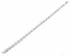 Semi Mount Bracelet 4x6 Mm Octagon Sterling Silver Semi Mount Bracelet 7 5 Inch