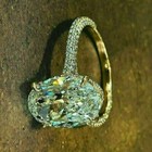 Vintage Style 3 70 Ct Oval Cut Diamond Art Deco Antique Ring 14k Yellow Gold Fn