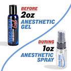 Derma Numb Painless Tattoo Anesthetic Kit  1oz Spray And 2oz Gel