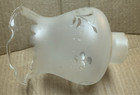 Vintage Frosted Glass Lamp Light Shade Sconce Globe 5  Scalloped Edge