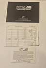 Manual Only  For Rare Vintage Suzuki Rpm-40 Analog Drum Machine   manual Only  
