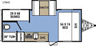 2019 Coachmen Clipper Ultra-lite 17bhs Used