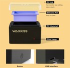 Waxing Kit Wax Heater Warmer Depilatory Wax Beans Nose Ear Eyebrow Hair Removal