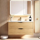 24 Inch Bathroom Vanity With Sink  Modern Floating Bathroom Vanity With Resin Si