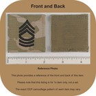 Master Sergeant  msg  Ocp Rank Patch - Hook Fastener - Army Combat Uniform  acu 