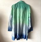 Used Issey Miyake Silk Satin Coat Acceptable M-8daa