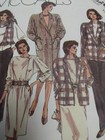 Coat Dress Jacket Blouse Skirt Pants Scarf 12 Mccalls 2200 Sewing Pattern Vtg Uc