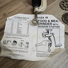 Vintage Alfa 10 Food   Meat Grinder With Sausage Stuffer Made In Poland -working