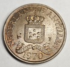 1970 Netherlands Antilles 2-1 2 Cents - Bronze Coin - Km  9 - World Coin