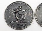  two  1916 Berlin Wwi Germany Reichsbank In Eiserner Zeit Patriotic Iron Medals