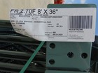Interlake 8  X 36  Teardrop Pallet Racking Upright 3x3  Leg 23900lb Green