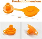 10pcs Gas Can Vent Caps Fuel Jug Vent Covers Leakproof Replacement Parts