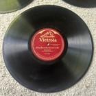 3 Vintage One Sided Victrola  Victor Records - 12  78 Rpm Alma Gluck 